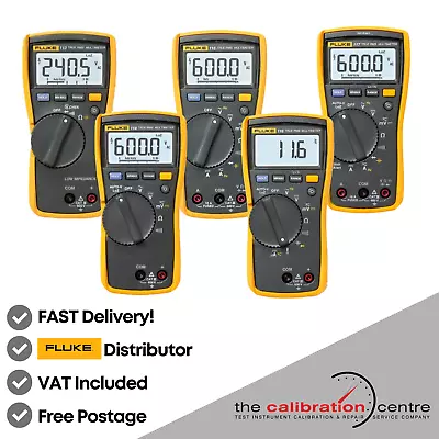 £182 • Buy Genuine FLUKE 113 114 115 116 117 TRUE RMS TRMS Digital MULTIMETER / Leads