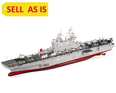SELL AS IS USS Wasp LHD-1  Navy Amphibious Assault Ship 29  RC Boat Warship Used • $9.98