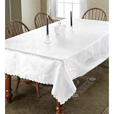European Rose Jacquard Design Tablecloth • $12.72