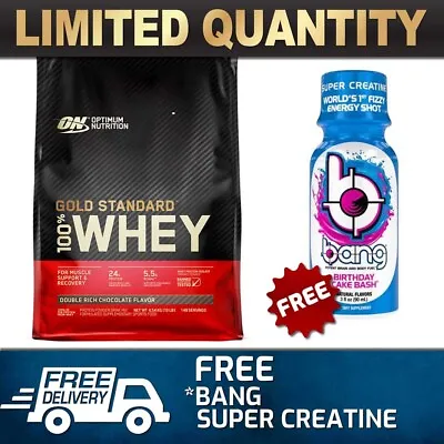OPTIMUM NUTRITION 100% WHEY // 10LB 4.5kg GOLD STANDARD 10lbs WPI WPC PROTEIN • $237.41