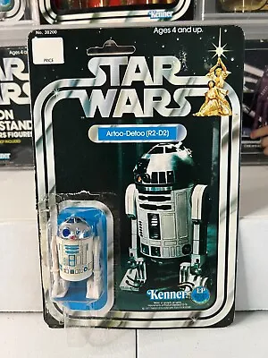 Star Wars R2 D2 Vintage Kenner 12Back 1978 First 12 Action Figure Toy + Cardback • $199.93