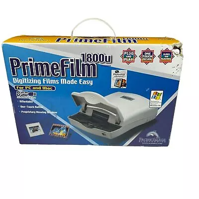 NEW Pacific Image Electronics PrimeFilm PF1800U USB Film Scanner PC Or MAC • $40