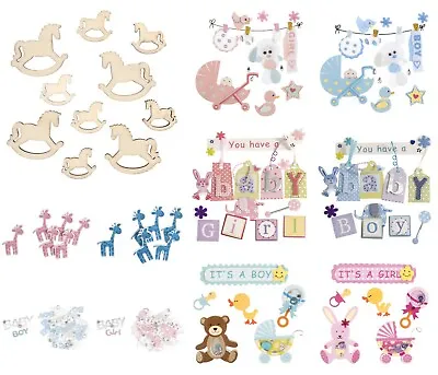 Baby Card Toppers Scrapbooking Embellishments - Craft For Occasions • £3.50