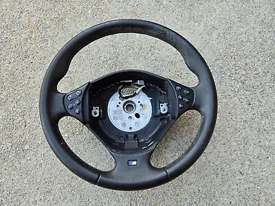 2000 BMW E39 M5 540  /M Sports Leather Steering Wheel Multifunction Phone Radio • $139.95