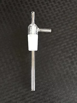 $39.99 • Buy CHEMGLASS 29/42 Joint Glass Vacuum Trap Stopper 10mm Hose Connection CG-4514-02