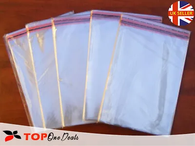 Clear Cellophane Cello Bags Display Garment Self Adhesive Peel Seal Paper Crafts • $114.67