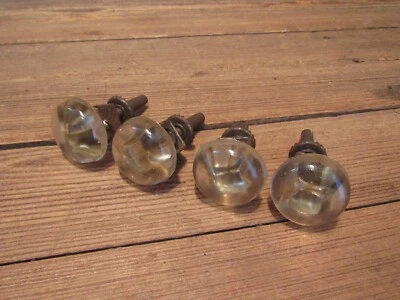 $99.99 • Buy Antique Vintage RARE Sets 2-Pair 4pcs. - Matching GLASS Casters (3)