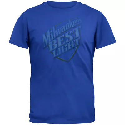Milwaukee's Best Light  -  Distressed Flock Soft T-Shirt • $12