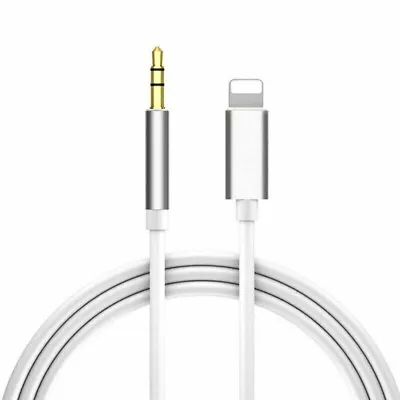 For Iphone To 3.5mm Jack Male CAR Audio AUX Lead Cable For IPhone 7 8 X UK • £3.69