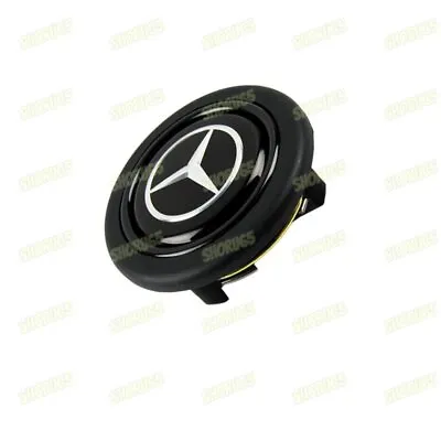 Black New Horn Button Fits Mercedes Benz AMG MOMO RAID NRG Steering Wheel Sport • $25.54