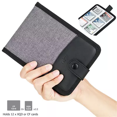 Camera Carrying Memory Card Case Holder Pouch Protector Storage For XQD CF Cards • £10.19