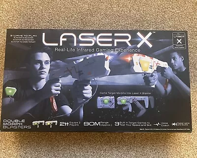 £25 • Buy Laser X Real-Life Infrared Gaming Experience 2 Player Pack Laser Tag/Blasters