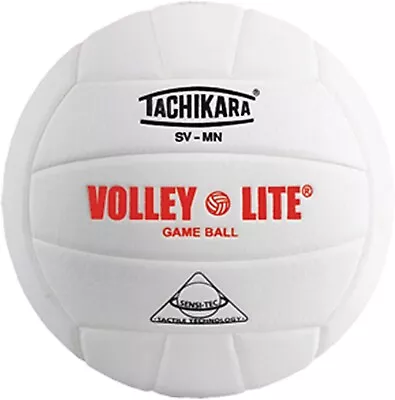 Tachikara SVMN Volley-Lite Leather Volleyball - White • $55.78