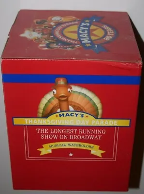 MACY'S Thanksgiving Day Parade Musical Globe (c) 2006 - 80th Anniversary • $68.88