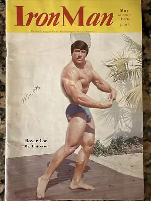 Boyer Coe Mr. Universe - Ironman Bodybuilding Muscle Magazine - May 1976 • $5