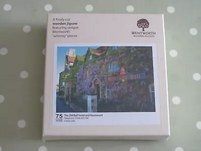 Wentworth Wooden Jigsaw Puzzle Of The Old Bell Hotel Malmesbury Cotswolds Sealed • £15