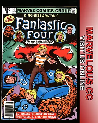 1979 Marvel King-Size Annual Fantastic Four 14 Franklin Richards 1st Solo Bronze • $0.77