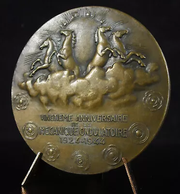 Medal Louis Broglie Mathematician Science Mechanical Wave Quantum • $279.65