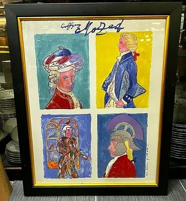 Mark Podwal Mozart As His Opera Characters For Metropolitan Opera Artist Signed • $300