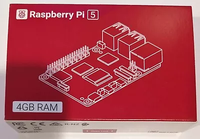 SHIPS TODAY! Raspberry Pi 5 4 GB - New & Sealed - In Hand - 4GB Board! • $69.95