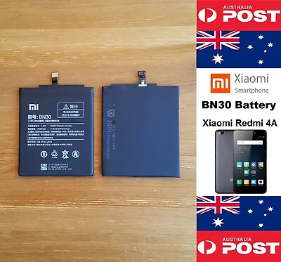 GENUINE Xiaomi Redmi 4A Battery BN30 3120mAh Good Quality - Local Seller  • $18