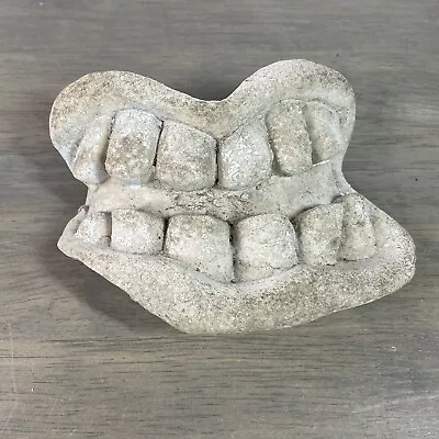 Vintage Concrete Cement Mouth Teeth Lips AWESOME Piece • $27.97