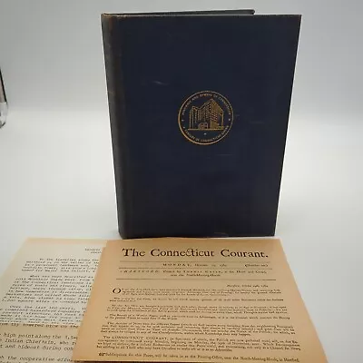 Highways & Byways Of Connecticut ~ 1st/1st ~ 1947 And Connecticut Courant 1764 • $35.99