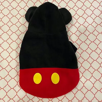 Mickey Mouse Dog Costume With Hoodie (Size S) • $8