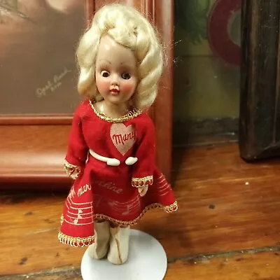 8  Vintage Hard Plastic Mary Hartline Doll-1948-NICE Duchess Corp Sleepy Eye HTF • $29.95