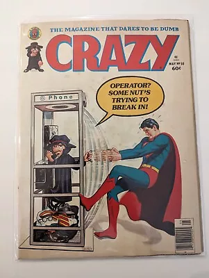 Crazy (Magazine) #50 FN; Marvel | Superman - Bagged & Boarded • $10.99