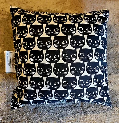 IKEA Of Sweden GERDIE White & Black Cat Pattern Throw Pillow Cushion 16 X16 🐈‍⬛ • £14.60