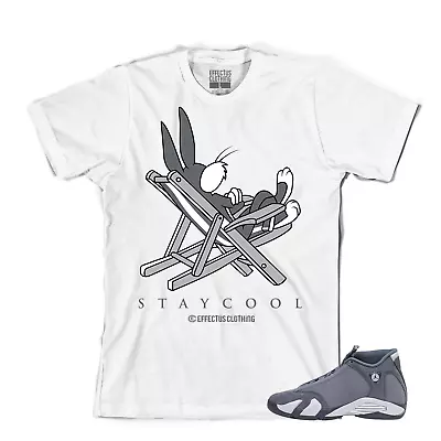 Tee To Match Air Jordan Retro 14 Flint Grey Sneakers. Stay Cool Tee • $24