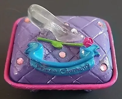 Vtg Claire's Trinket Boxes Cinderella Rectangle Shoe Prince Charming • $10