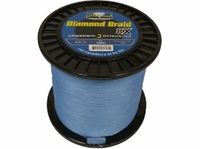 Momoi Diamond Braid Generation III 8x Fishing Line-600 Yards Blue Pick Line Test • $52.95