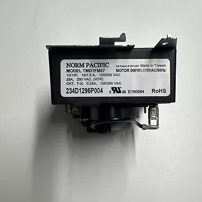 Dryer Timer For Hotpoint Dryer Norm Pacific TMD1FM07  /  DM101 234D1296P004 • $57.95