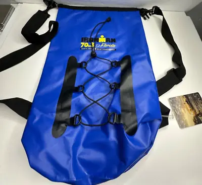 Waterproof Ironman 70.3 Wet Dry Bag Backpack Florida Triathlon Swag • $16.52