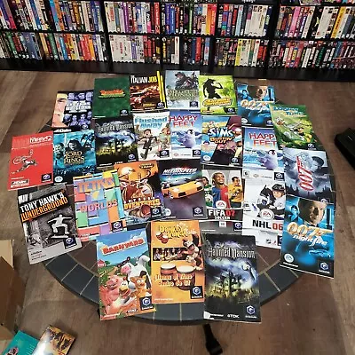 Lot Of 25 Nintendo Gamecube Authentic Manuals - Overall Good To Very Good Shape! • $100