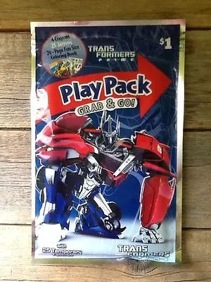 Transformers Prime Play Pack Grab & Go Birthday Party Favor Gift Travel • $9.99