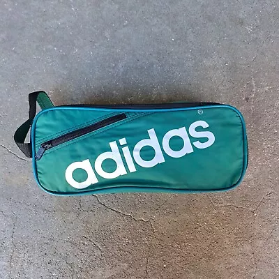 $19.90 • Buy Vintage Adidas Shoe Bag Green White Toiletry Bag