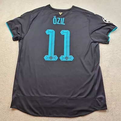 Arsenal Shirt 2XL Blue Third Kit 2015 2016 Puma Jersey Mesut Ozil • £64.99