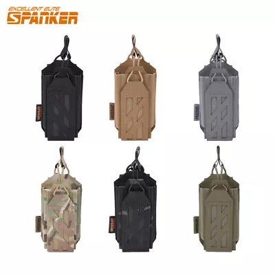 Tactical Molle Radio Pouch Nylon Adjustable Walkie Talkie • $27