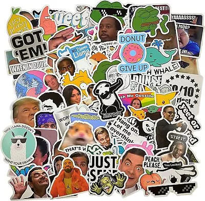 112pcs Meme Stickers For Laptop Luggage Sktateboard Mug USA Shipped High Quality • $7.99