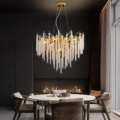 Luxury G9 Crystal Chandelier Living Room Chandelier For Living Room (80cm) • £237.48
