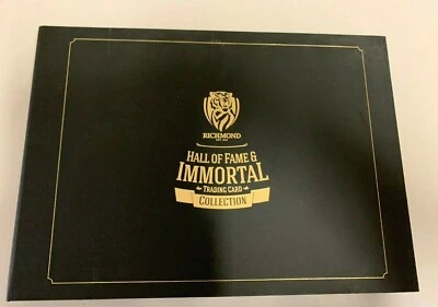$1499 • Buy Richmond Hall Of Fame & Immortals Card Album Set (129 Cards + 8 Signed Legends)