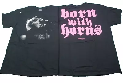 Machine Gun Kelly MGK Born With Horns T-Shirt Large Black Double Sided • $39.98