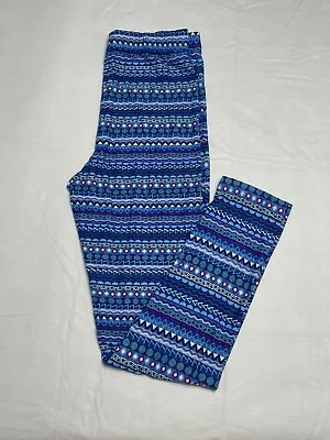 Ladies/Juniors Aztec Print Thin Leggings/Polyester/Spandex: S-M-L-XL • $10.50
