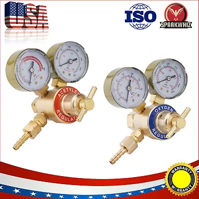 Oxygen Regulator & Acetylene Gas Regulator Victor Welding Cutting Torch Gauge • $46.99