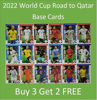 $9.99 • Buy Panini Adrenalyn XL Road To World Cup 2022 Qatar - Base Cards Buy 3 Get 2 FREE