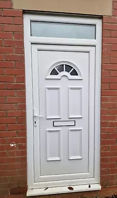 Upvc Front Door White Used Pvc Pvcu External • £250