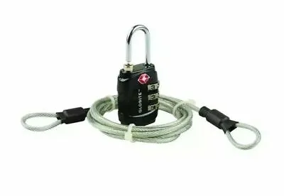 $18.59 • Buy Globite: 3 Dial Cable Combination Lock (tsa) Travel Sentry Approved - Black